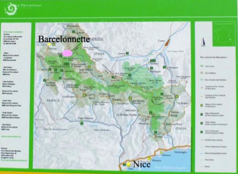Carte du Mercantour Carte du Mercantour